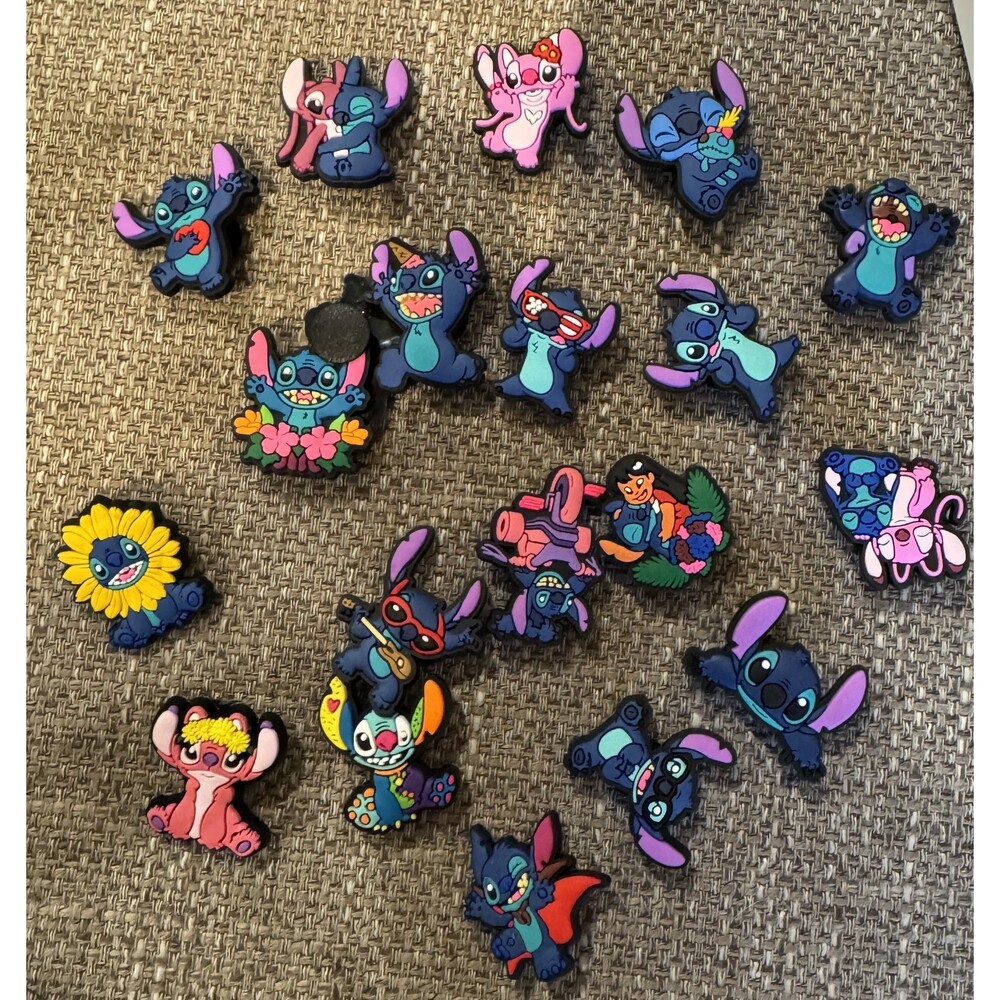 New Set (20) Lilo & Stitch Croc Shoe Charms
